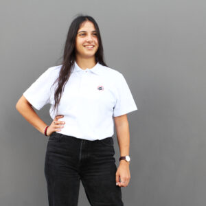 White Sabfoil Polo - size XL