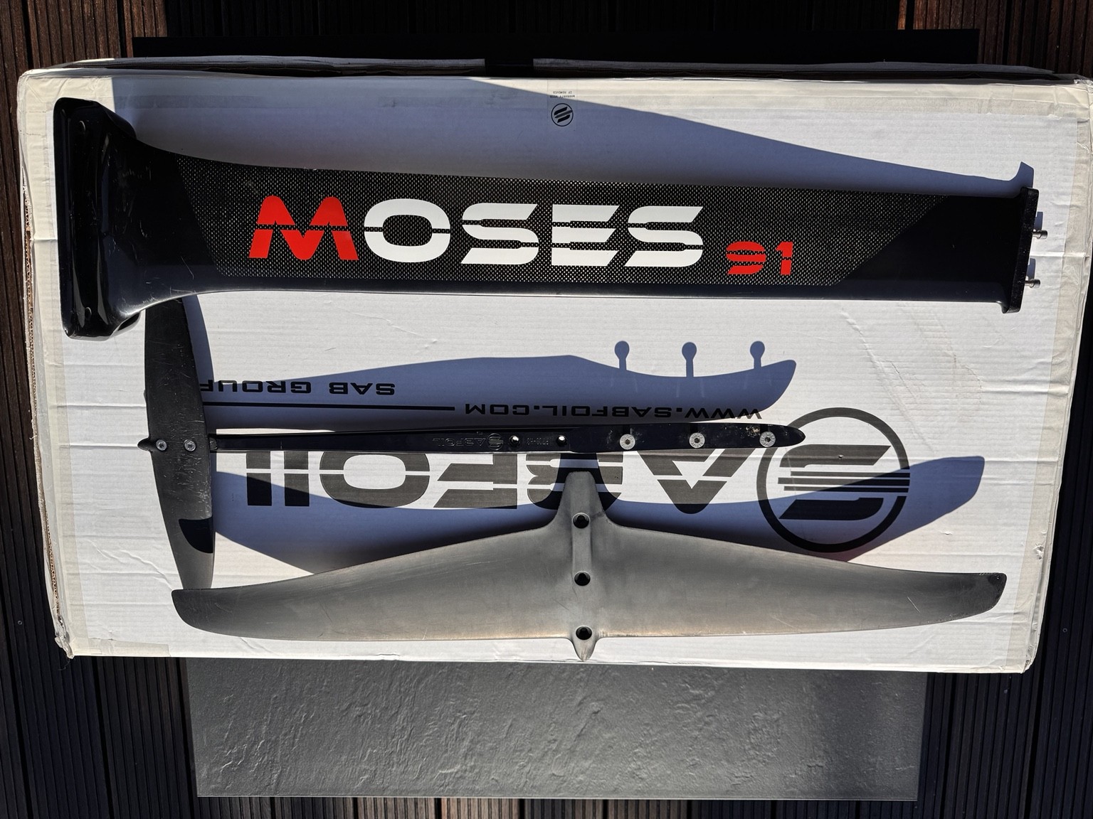 SABFOIL Medusa PRO 869 + 399 + MOSES 91 – używany zestaw kitefoil - obrazek 3