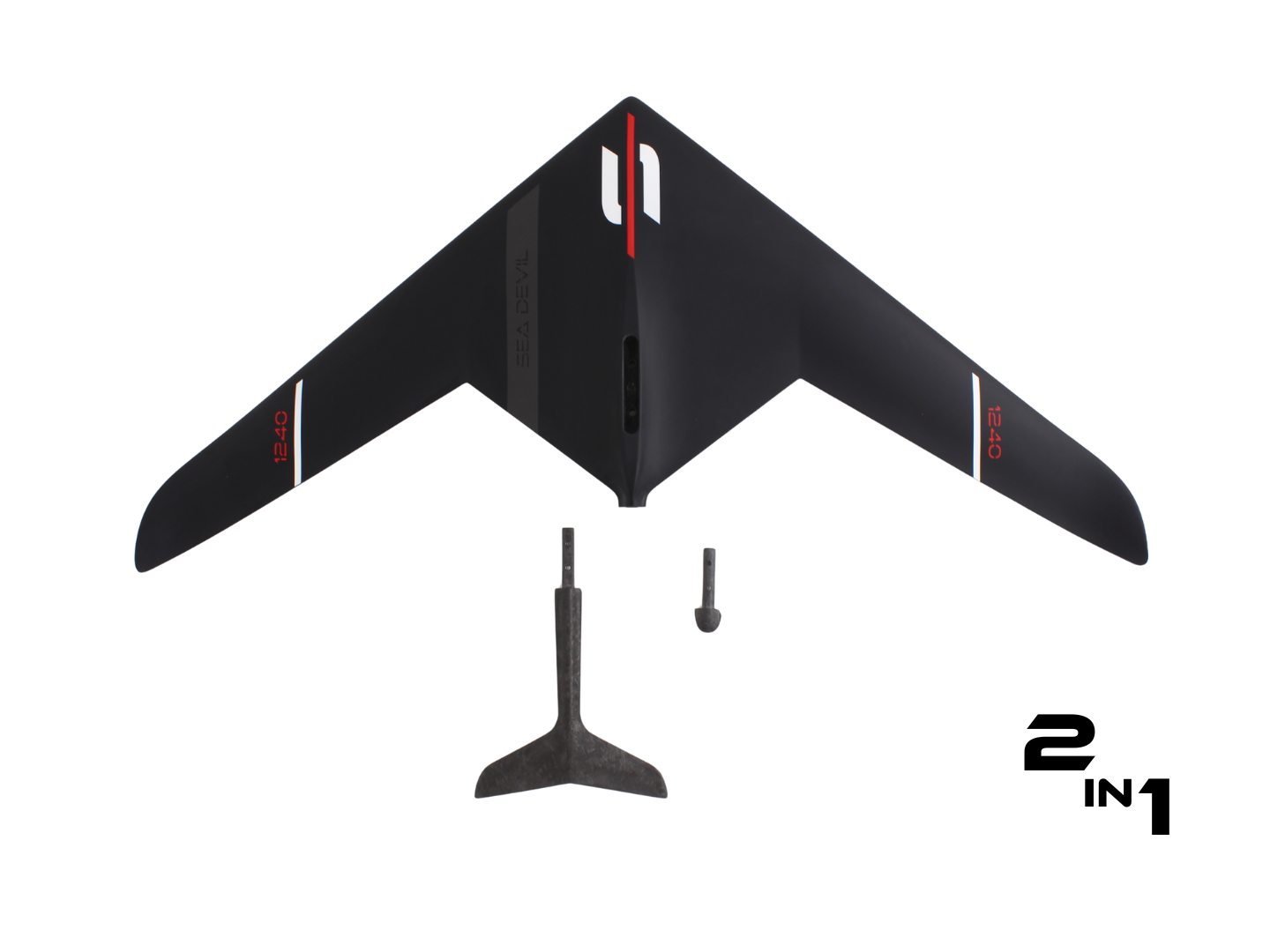 SABFOIL Sea Devil 1240 – samolot ze stabilizatorem 245 mm